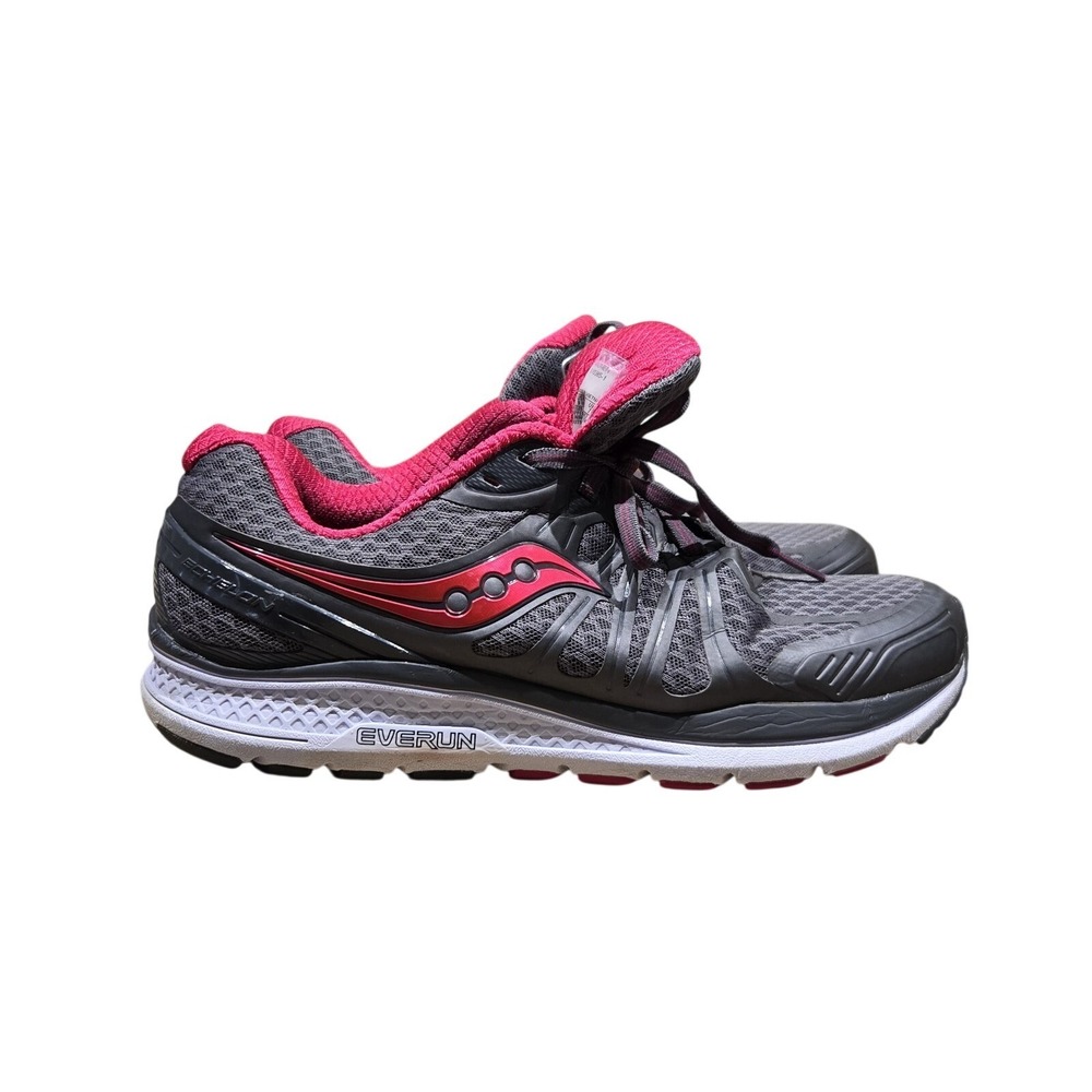 Saucony Echelon 6 Gray Pink White Running Shoes S10385-1 Women's Size 9 W